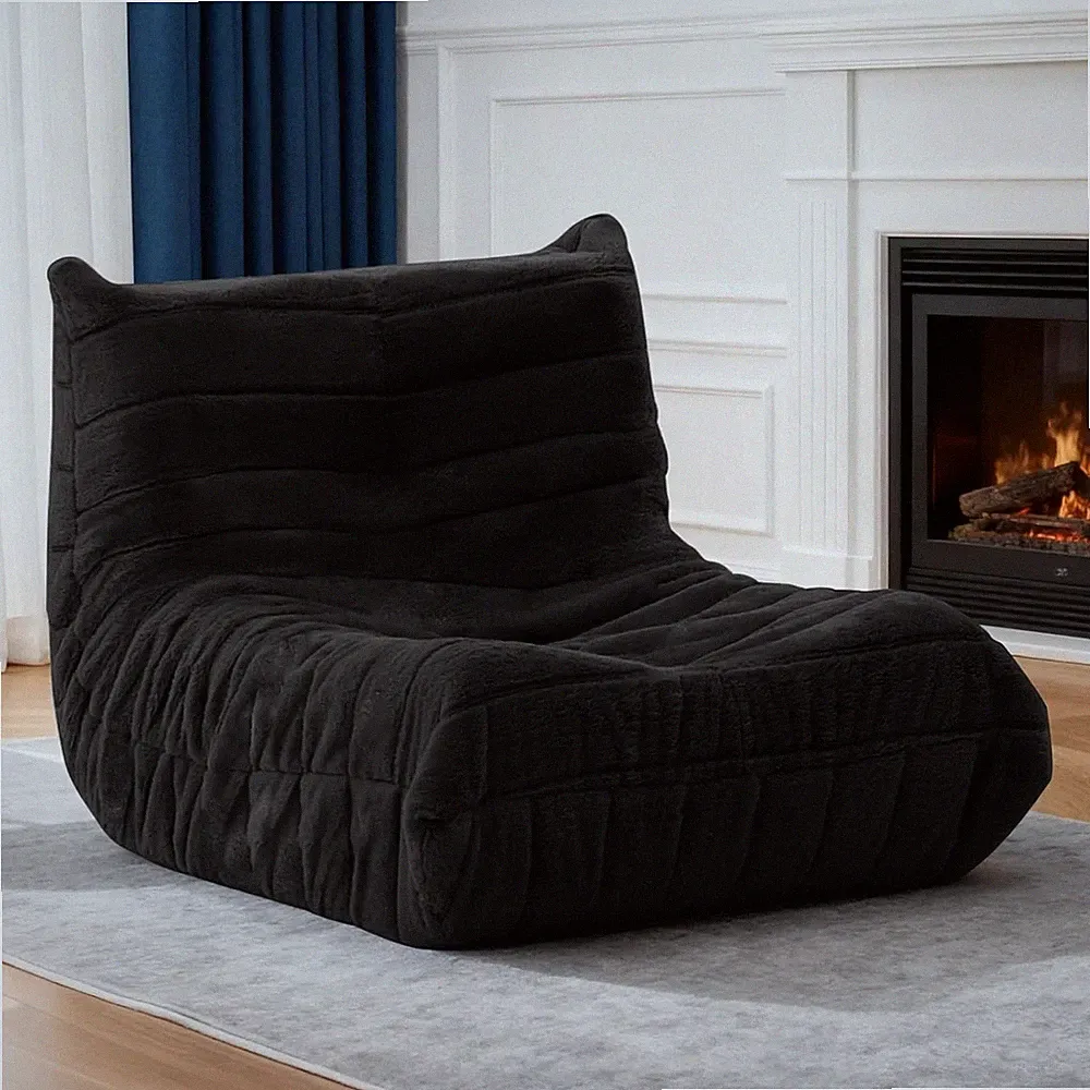 Bean Bag Chair for Adults, Giant Bean Bag Sofa Oversized Beanbag Chairs, Firesid